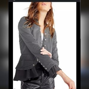 Free People Ruffles Romance Jacket